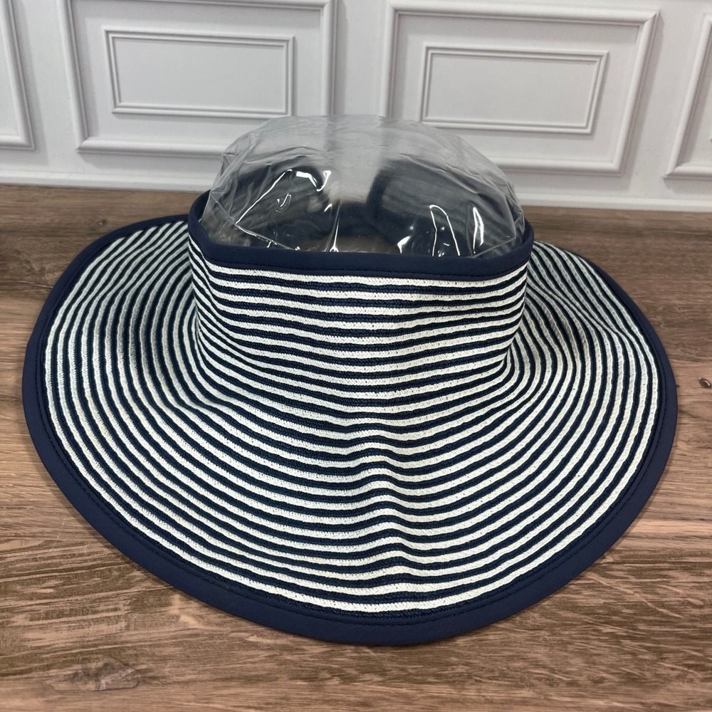 Columbia Global Adventure Cady Mountains Visor Striped Packable Wide Brim Hat